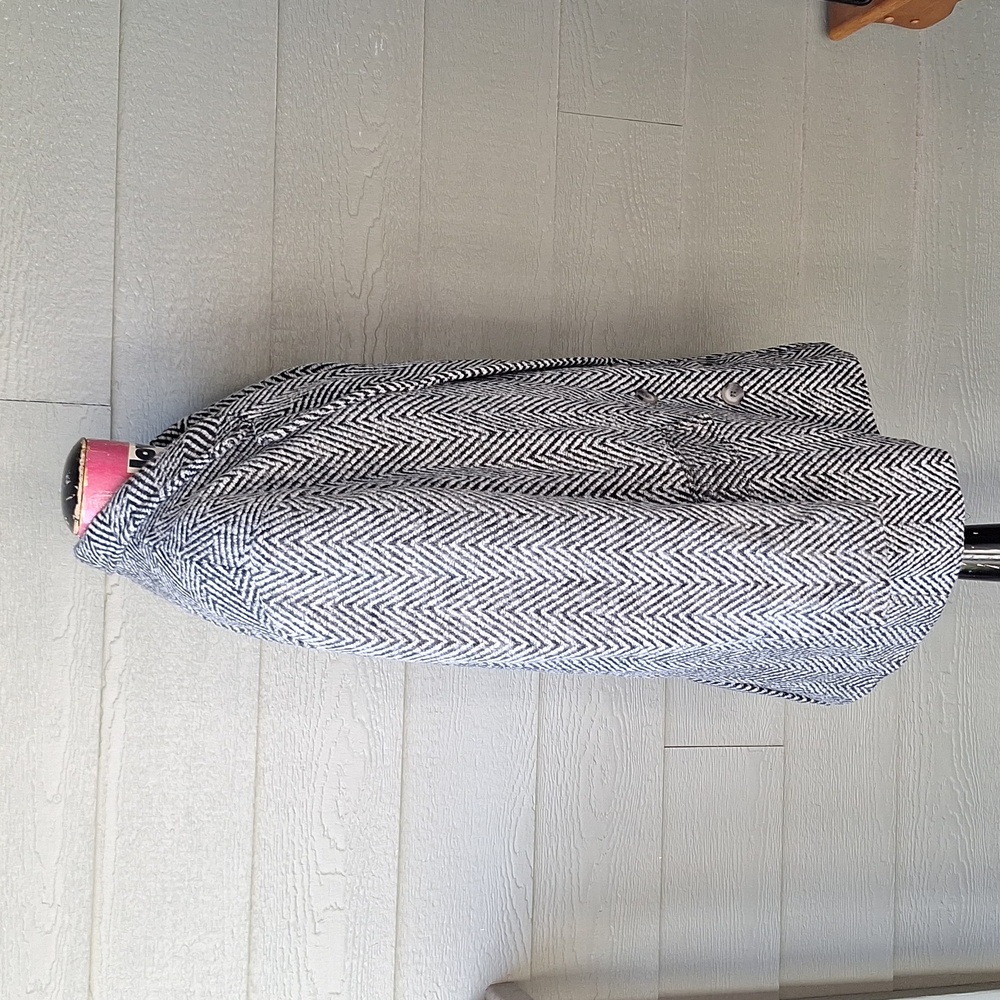NWT Topshop herringbone textured blazer coat size 10 - Picture 7 of 14